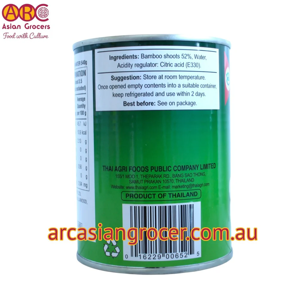 Aroy-D Bamboo Shoot (Slices) in Water 540g - Image 3