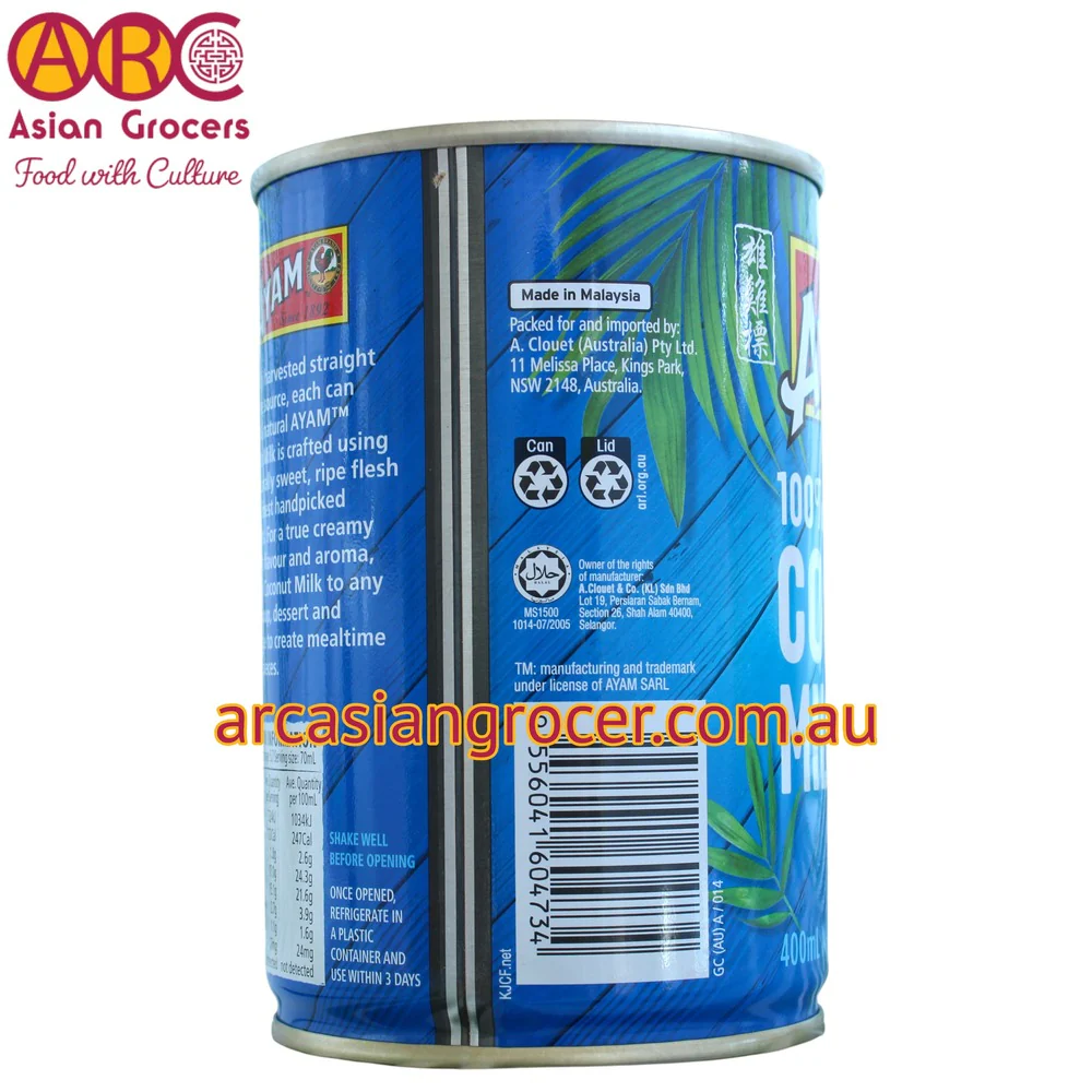 Ayam Coconut Milk 400ml - Image 3