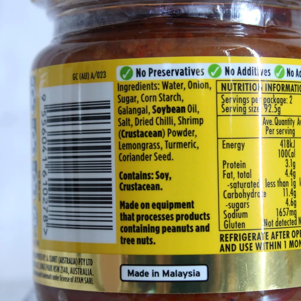 Ayam Malaysian Laksa Paste 185g - Image 5