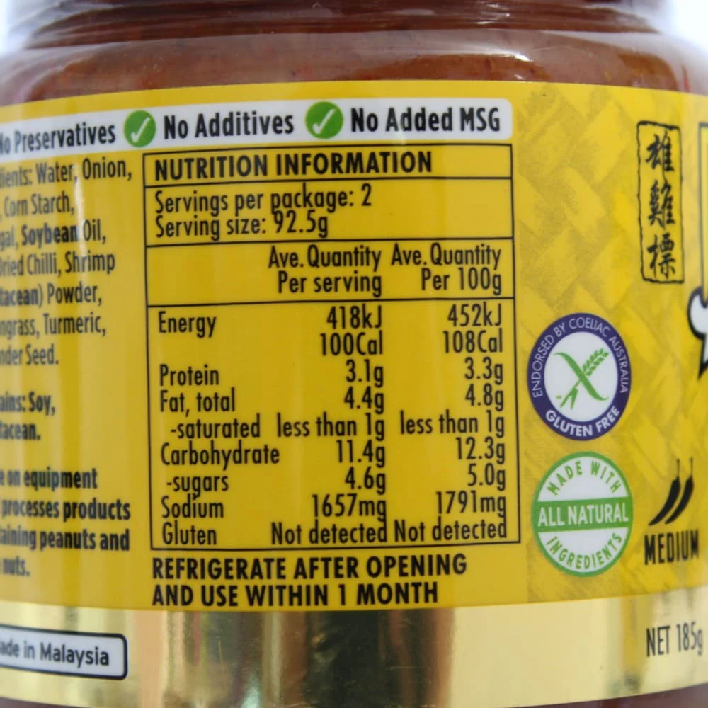 Ayam Malaysian Laksa Paste 185g - Image 6