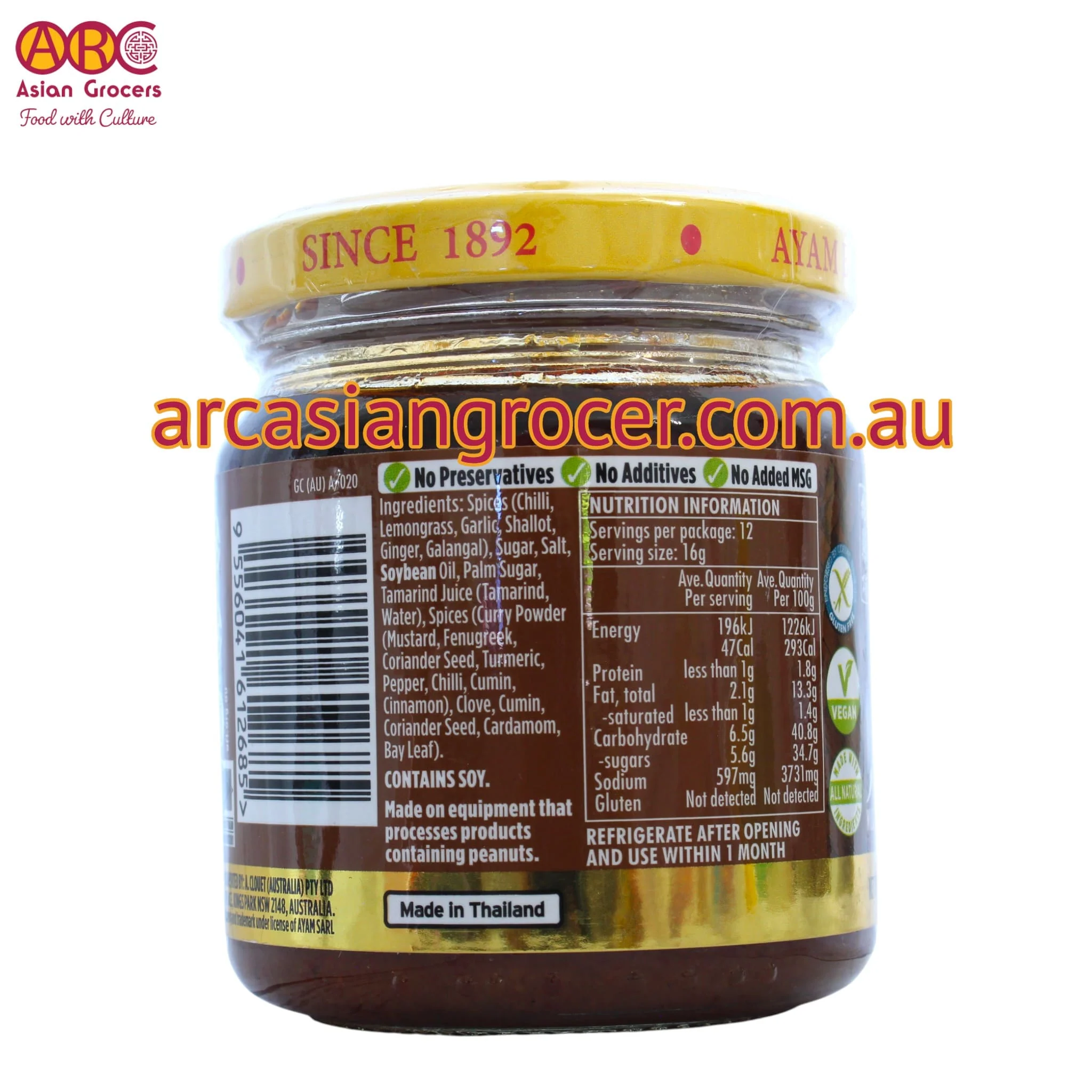 Ayam Thai Massaman Curry Paste 195g - Image 3