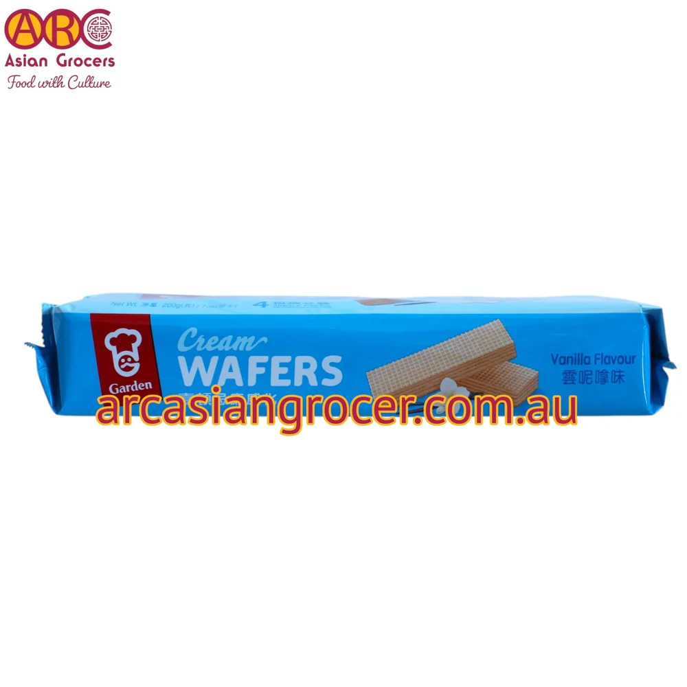 Garden Vanilla Flavour Cream Wafers 200g - Image 3