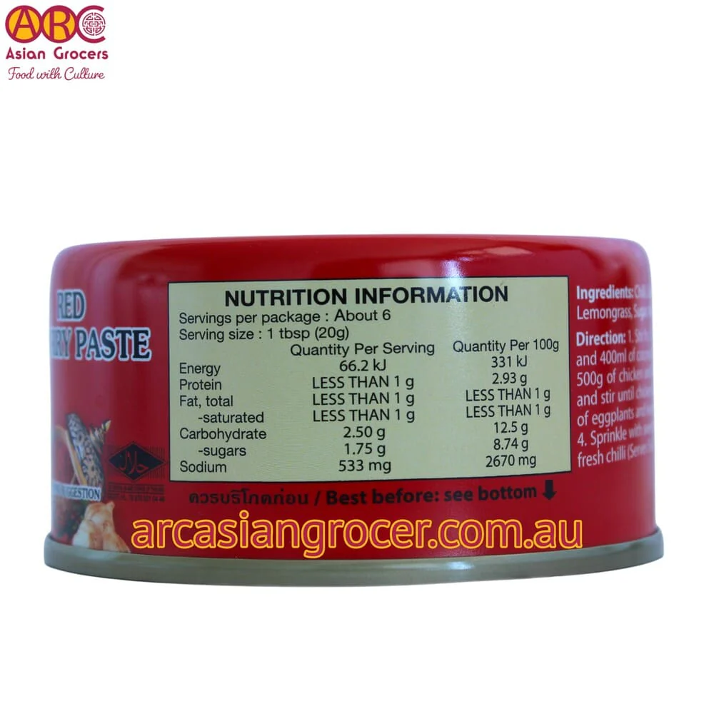 Maesri Red Curry Paste 114g - Image 5