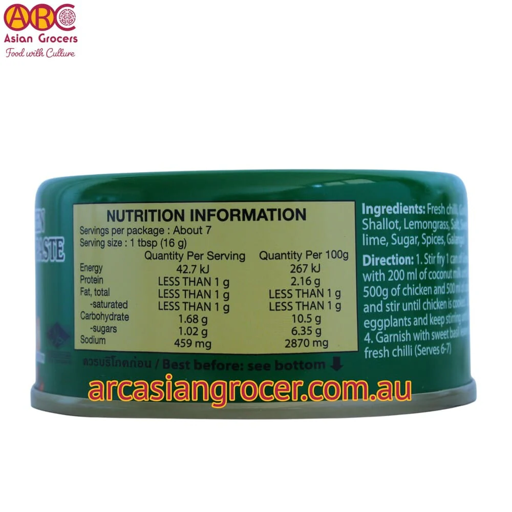 Maesri Green Curry Paste 114g - Image 4