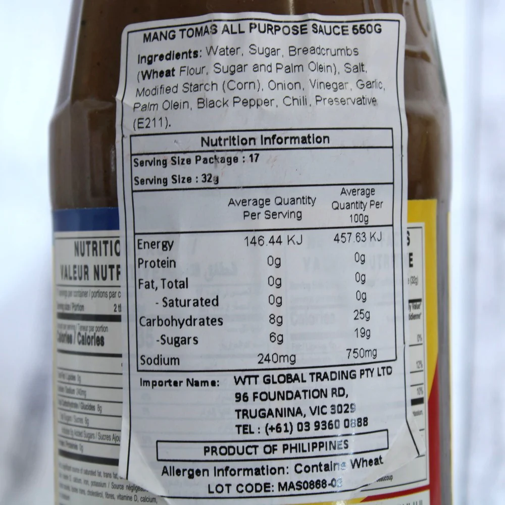 Mang Tomas All Purpose (Lechon) Sauce 550g - Image 5