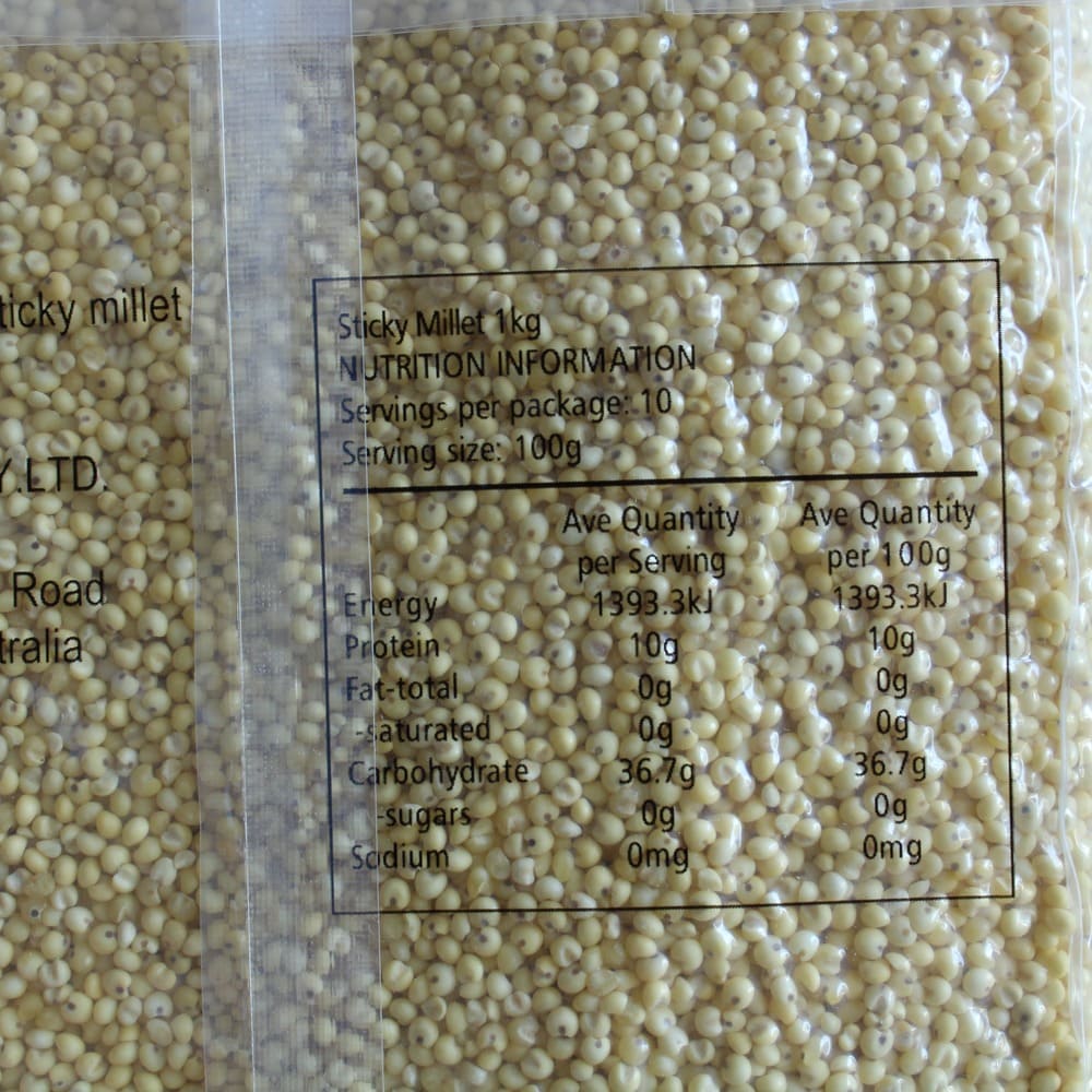 Sakura Hulled Sticky Millet 1kg - Image 3