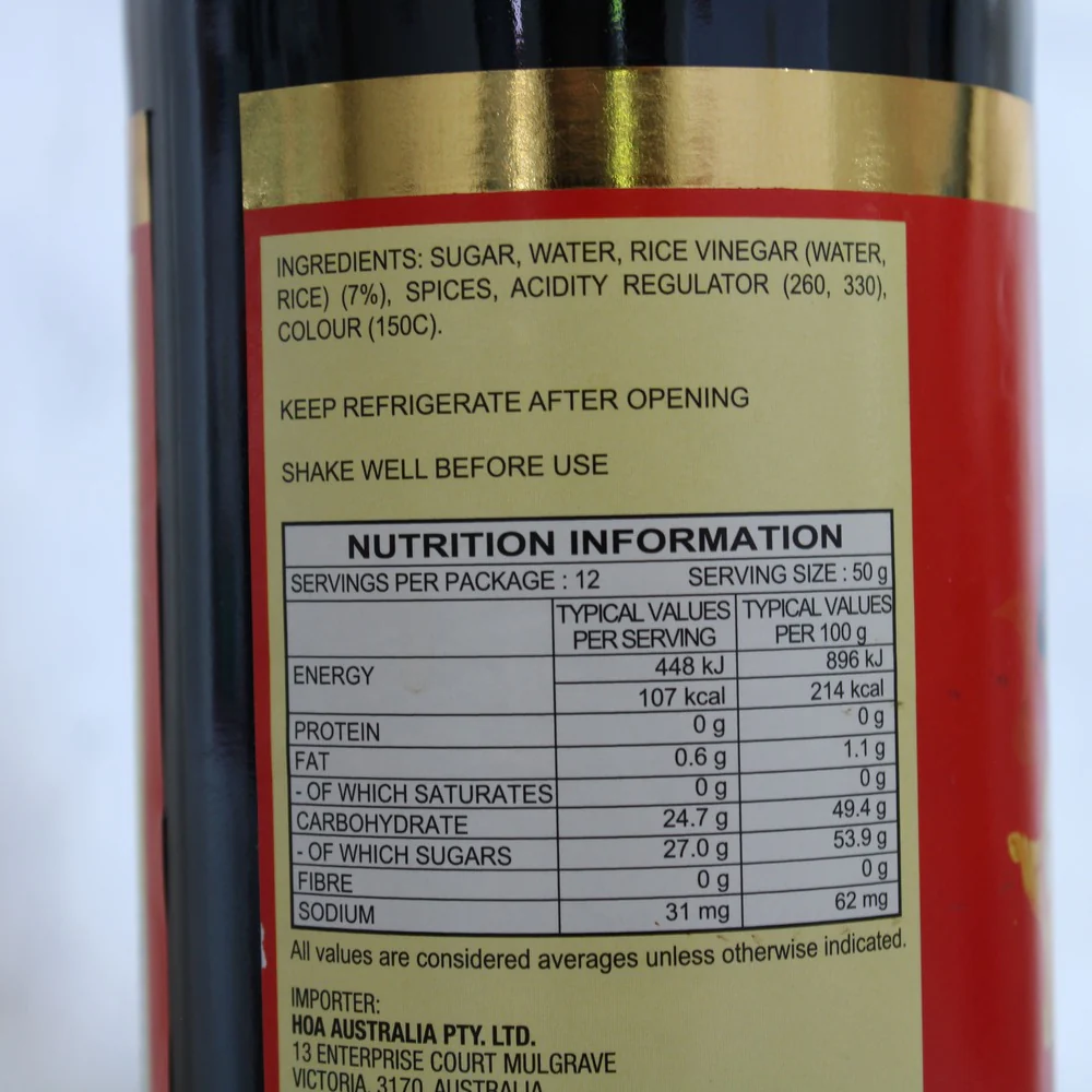 Tung Chun Sweetened Black Rice Vinegar 500ml - Image 4