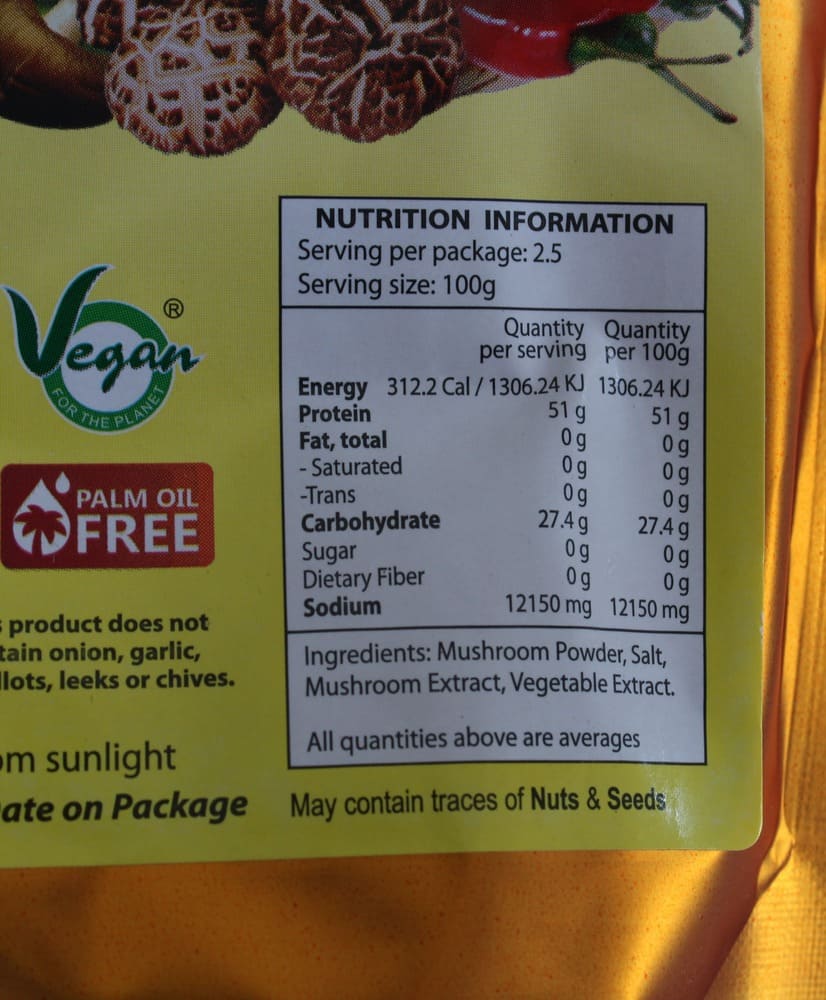 Vincent Vegetarian Food Vegan Mushroom Seasoning 250g - Image 3